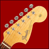 headstock of guitar